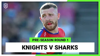 Newcastle Knights v Cronulla Sharks | 2023 NRL Pre-Season Challenge | Round 1