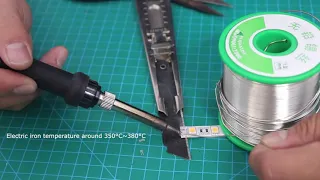 How to cut, solder and join silicone coating waterproof led strip lights