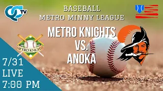 Metro Minny Baseball: Metro Knights @ Anoka | Anoka, MN | QCTV