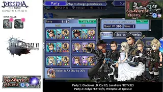 DFFOO GL | Six Warrior Quests Area 3 | FFXV Run