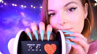 ASMR Trigger Words w/ 3Dio Scratching and Tapping ♥