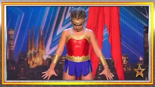 Esta niña demuestra ser una SUPERHEROÍNA montando una peli | Audiciones 8 | Got Talent España 2019