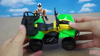 Обзор игрушек для мальчиков Bruder Квадроцикл с гонщиком 63000. Bruder Toys. мотовездеход