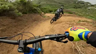 Looping Devil Slide in Pacifica: Mountain Biking