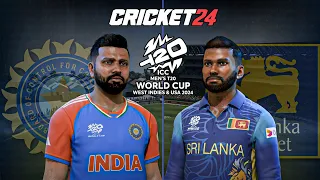 India's New Jersey OP! 🤩 - India vs Sri Lanka T20 World Cup Warm-Up Match - Cricket 24