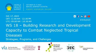 WS 18 – Building Research and Development Capacity to Combat Neglected Tropical Diseases