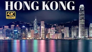 Hong Kong 4K 60 fps, HONG KONG the most skyscraper city #4k