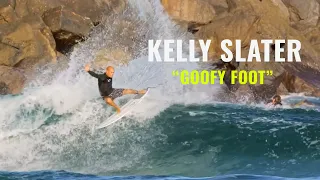 Kelly Slater as a Goofy Foot