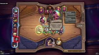 Hearthstone Beginner play's Battleground