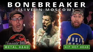 WE React to SLAUGHTER TO PREVAIL: BONEBREAKER (Live in Moscow) - HIS VOICE LIVE!!