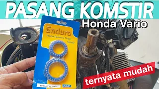 Cara Pasang Komstir SKF Enduro pada Honda Vario 125 || cara ganti komstir motor