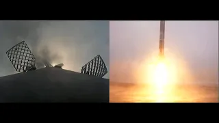 Falcon 9 launches SARah-1 and Falcon 9 first stage landing