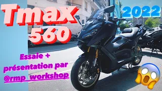 Nouveau Yamaha TMAX 560 (2022) 😱🔥, je l’essaie + la présentation de  @rmpworkshop9357