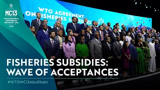 Fisheries subsidies: wave of acceptances