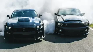 2020 GT500 VS SHELBY GT500 SUPER SNAKE - HEAD TO HEAD COMPARISON!