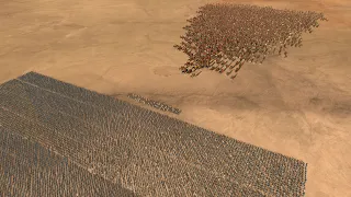 2000 PRAETORIAN CAVALRY vs 12800 WEAKEST SPEARMEN - Total War ROME 2