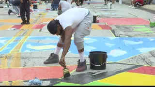 BLM mural raises awareness in Indianapolis