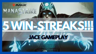 I'VE GOT A 5 WIN-STREAK WITH JACE!!! WAVECRASH TITRON IS OP!! Manastrike Gameplay