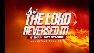 Sunday March 10th Live Worship Service || AND THE LORD REVERSED IT!