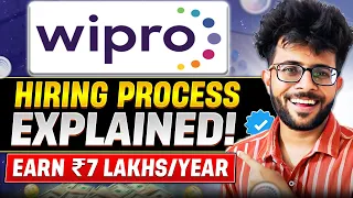 WIPRO  Hiring Process Explained (ON & OFF Campus | WIPRO NTH | WILP | SIM ) | Upto 7 LPA 🤑✅
