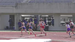 2021 秋田県高校陸上県北支部大会 女子 4×100mR 決勝