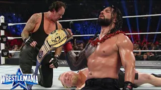 Undertaker Prediction Roman Reigns vs Brock Lesnar Wrestlemania 38