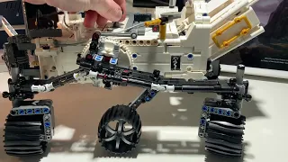 LEGO NASA Mars Rover Perseverance Review with Augmented Reality