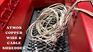 ATMOS COPPER WIRE SHREDDER | COPPER CABLE SHREDDER | E-WASTE SHREDDER | TWIN SHAFT E-WASTE SHREDDER