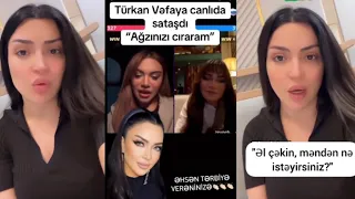 Vəfa Şərifova od puskürdü.QALMAQAL.TÜRKAN CANILDA VƏFAYA SATAŞDI