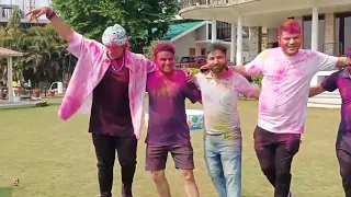 Holi Celebration 2023 - Jubin Nautiyal | Ram Sharan Nautiyal | Home | Jaunsari Dance With Youth 😍