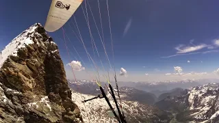 Paragliding Above the Summit of Matterhorn (4478m)