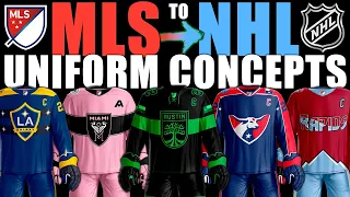 MLS to NHL Hockey Uniform Concepts!