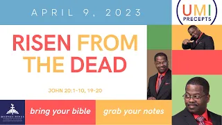 Risen from the Dead, John 20:1-10, 19-20, April 9, 2023, Sunday School Lesson (Union Gospel Press)