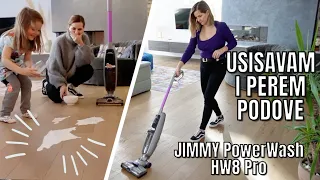 ČISTIM PODOVE S JIMMY PowerWash HW8 Pro | UNBOXING I RECENCIJA | mama 4 djece |