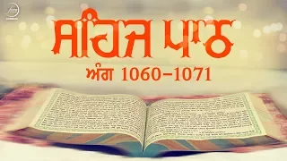 Sehaj Path Ang 1060 To 1071 | Bhai Sarwan Singh | Fizza Records Gurbani