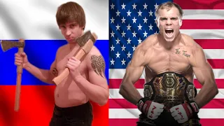 HARD KO and broken jaw in the CRAZY battle of savages! Korobkov vs. Landwehr!