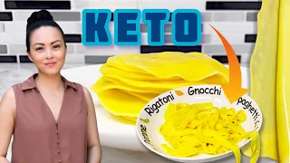 🤫 Viral Keto Noodle Creator Makes The BEST (No Cheese) Keto Lasagna Sheets, Fettuccine & Wrappers