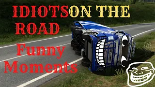 IDIOTS ON THE ROAD Best OF Funny Moments