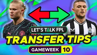 FPL TRANSFER TIPS GAMEWEEK 10 (Who to Buy and Sell?) | FANTASY PREMIER LEAGUE 2023/24 TIPS