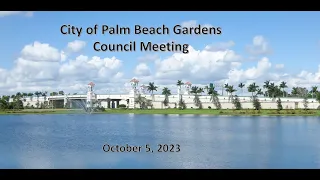 City Council Meeting - October 5, 2023