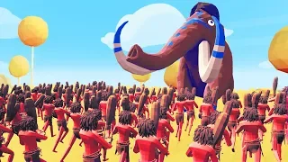 1000 MEN vs 1 MAMMOTH! The Most POWERFUL TABS Unit!? (Totally Accurate Battle Simulator)