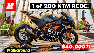 2023 KTM RC 8C Walkaround | $40,000 Track Machine! | Motomillion