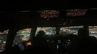 American Boeing 767-300 Cockpit Landing At Miami