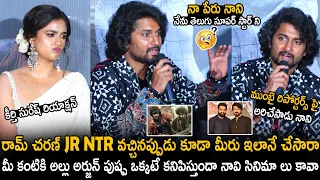 Natural Star Nani Strong Counter To Mumbai Reporters Over Comparing Dasara With Pushpa | TC Brother