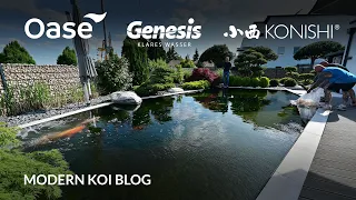 Modern Koi Blog #5396 - Holgers Genesis Teich & Filter nach Fertigstellung