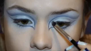 The Ice Queen makeup tutorial / Макияж снежная королева