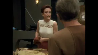 Star Trek DS9 S2E2 Odo & Kira - Odo UPSET Kira Leaving