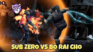 FROSTY SHOWDOWN: SUB ZERO VS. BO RAI CHO - THE ICY GRUDGE MATCH REMATCH!