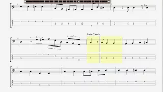 Clapton, Eric   Nobody Knows You When You're Down and Out BASS GUITAR TAB