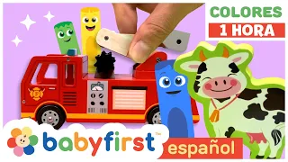 Colores en español para niños | Magia de La Pandilla de Colores | Bomberos| Granja y más | BabyFirst